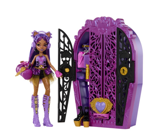 Monster High saladuskapi üllatusnukk Clawdeen