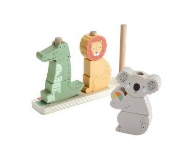 Fisher-Price puidust virnastatavad loomad