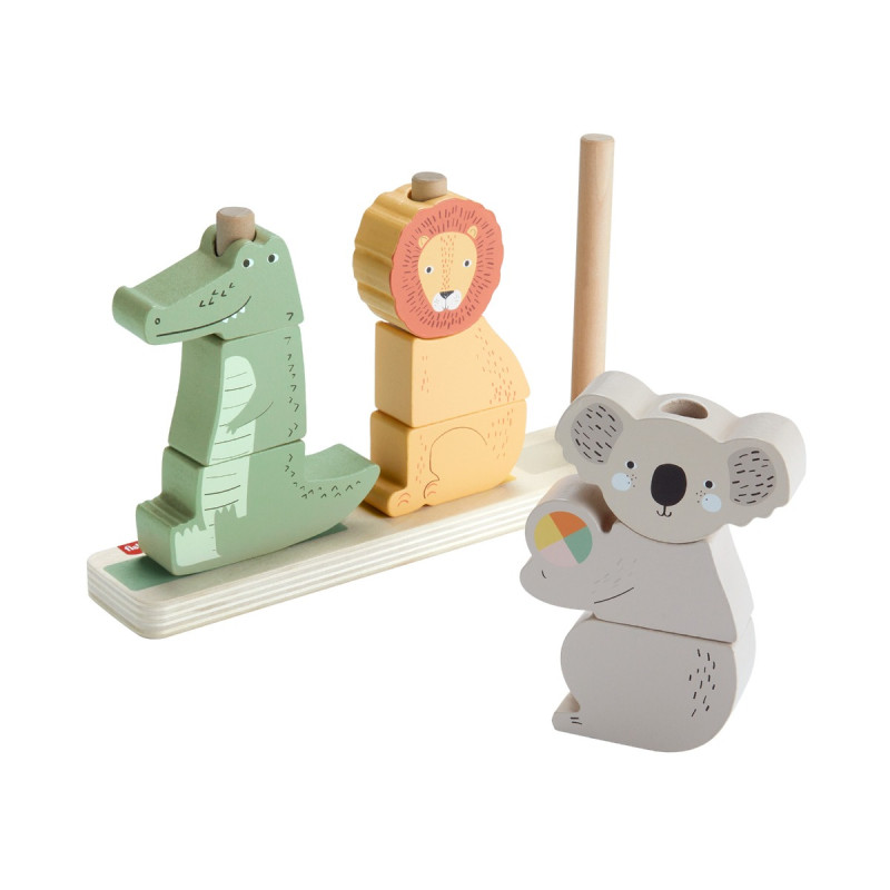 Fisher-Price puidust virnastatavad loomad