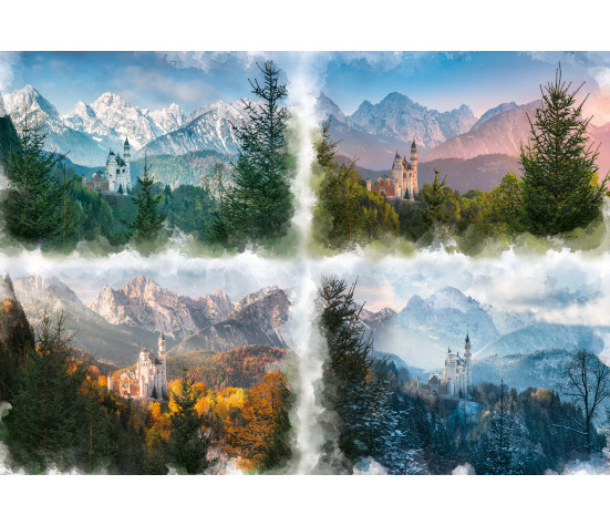 Ravensburger puzzle 18000 pc Castle Through the Seasons