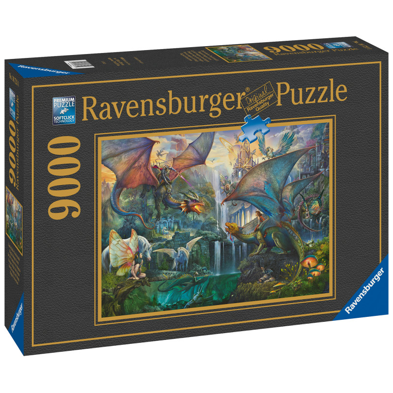 Ravensburger pusle 9000 tk Draakonite mets