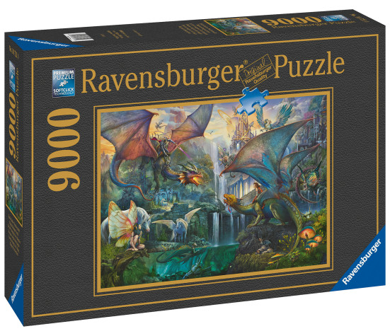 Ravensburger pusle 9000 tk Draakonite mets