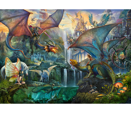 Ravensburger Puzzle 9000 Pc Forest of Dragons