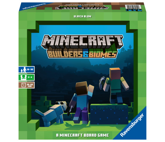 Ravensburger board game Minecraft Builders & Biomes