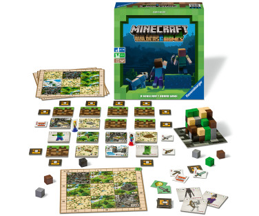 Ravensburger board game Minecraft Builders & Biomes