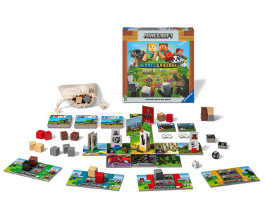 Ravensburger lauamäng Minecrafti kangelased külas