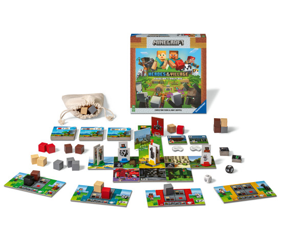 Ravensburger board game Minecraft Heroes of the Village