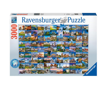 Ravensburger pusle 3000 tk Euroopa kaunimad paigad