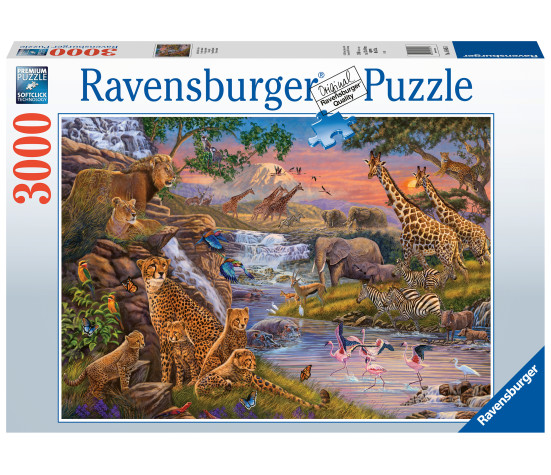 Ravensburger pusle 3000 tk Loomade kuningas