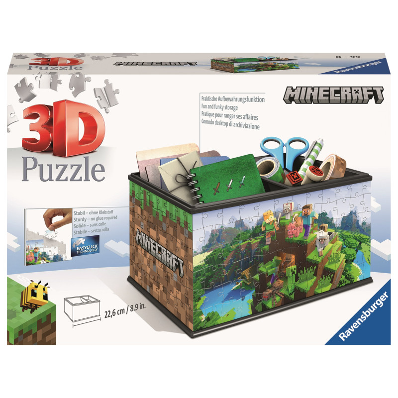 Ravensburger 3D pusle hoiukarp Minecraft