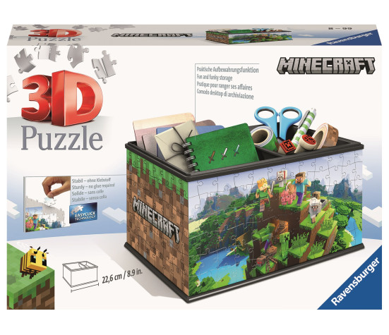 Ravensburger 3D Puzzle Storage Box Minecraft