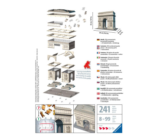 Ravensburger 3D Puzzle Arc de Triomphe