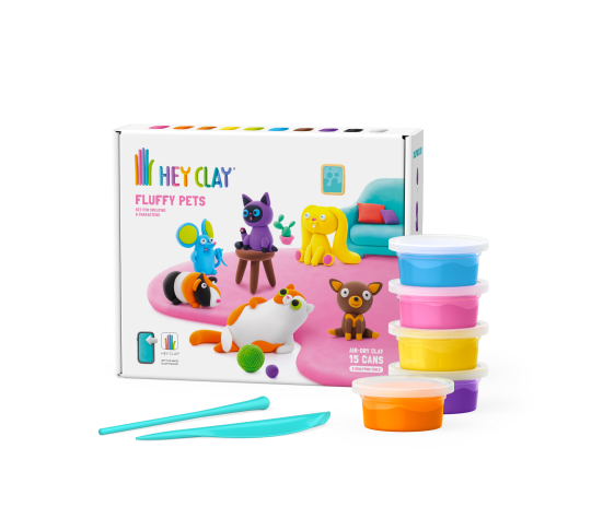 HEY CLAY Modeling Air-Dry Clay Fluffy Bets