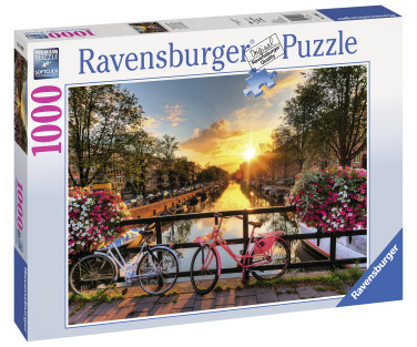 Ravensburger puzzle 1000 pc Bicycles in Amsterdam