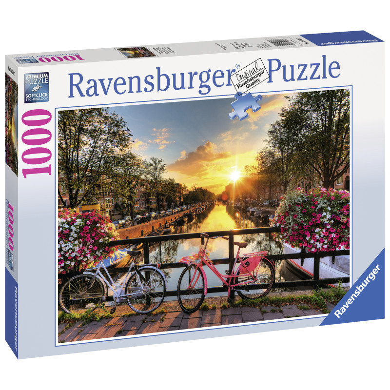 Ravensburger pusle 1000 tk Jalgrattad Amsterdamis