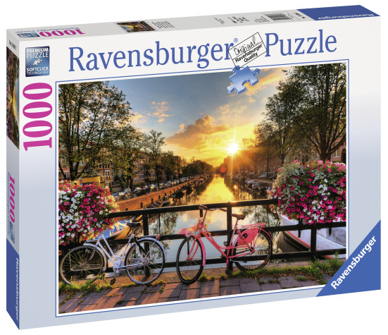 Ravensburger puzzle 1000 pc Bicycles in Amsterdam