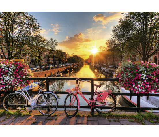 Ravensburger puzzle 1000 pc Bicycles in Amsterdam