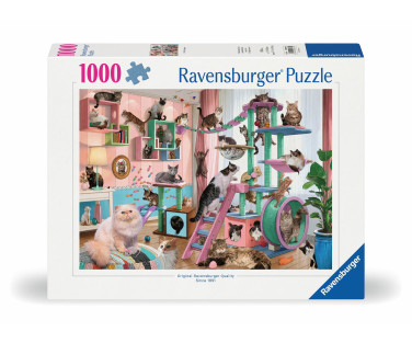 Ravensburger Puzzle 1000 pc Cat Room Paradise