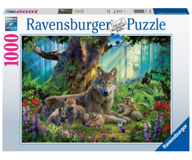 Ravensburger Puzzle 1000 pc Wolves in the Forest