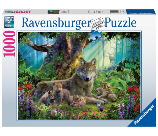 Ravensburger pusle 1000 tk Hundid metsas