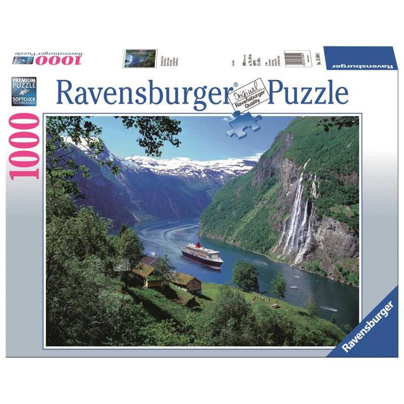 Ravensburger pusle 1000 tk Norra fjordid