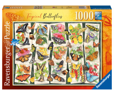 Ravensburger puzzle 1000 pieces Exotic butterflies