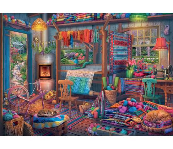 Ravensburger Puzzle 1000 pc Seamstress' Room