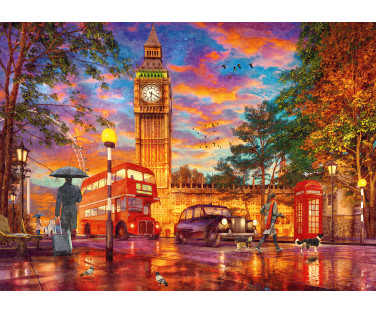 Ravensburger Puzzle 1000 pc Sunset on the Square