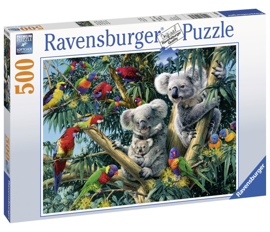 Ravensburger pusle 500 tk Koaalad puul