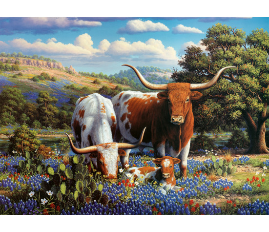 Ravensburger Puzzle 500 pc Loving Cattle