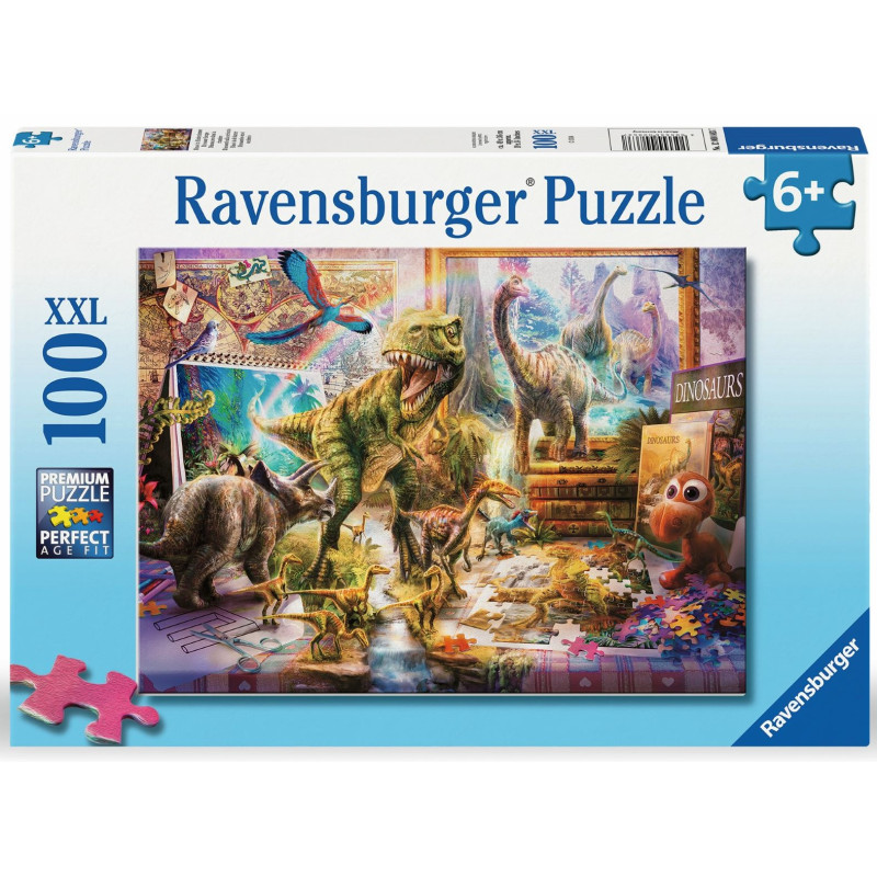 Ravensburger pusle 100 tk Dinosaurused