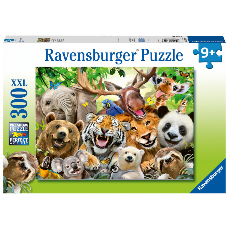 Ravensburger pusle 300 tk Eksootilise loomade selfi