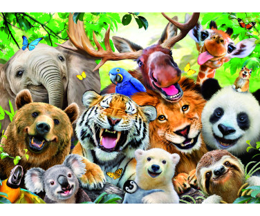 Ravensburger Puzzle 300 pc Exotic Animal Selfie