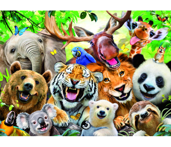 Ravensburger Puzzle 300 pc Exotic Animal Selfie