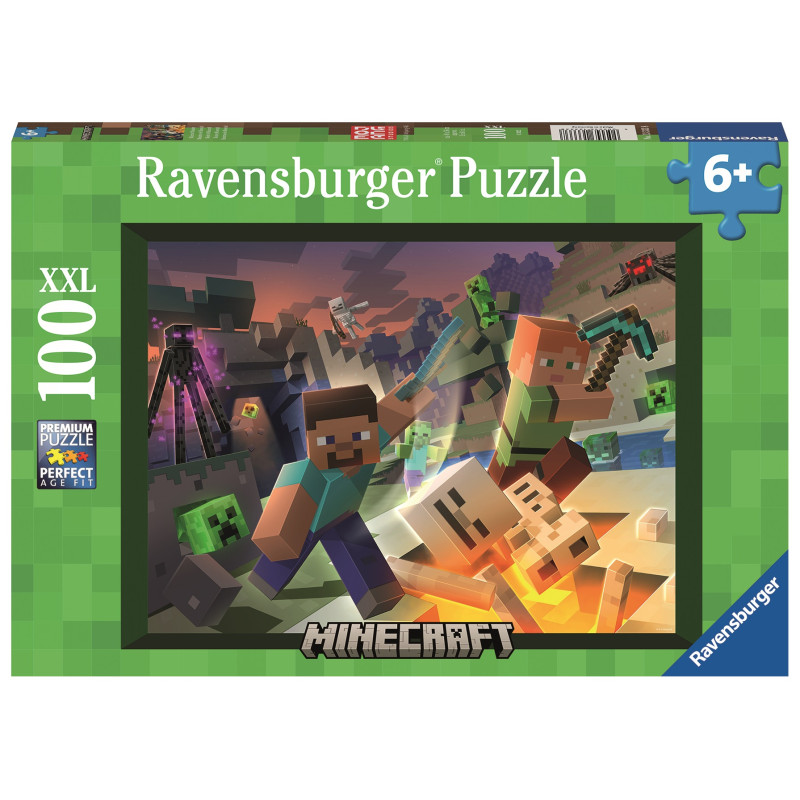 Ravensburger pusle 100 tk Minecrafti koletised