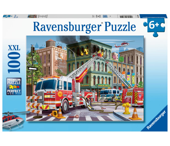 Ravensburger puzzle 100 pc Fire Trucks