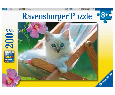 Ravensburger Puzzle 200 pc White Cat