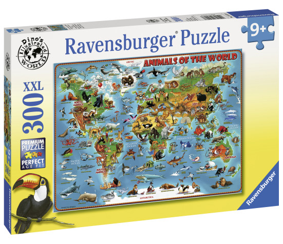 Ravensburger Puzzle 300 pc Animals of the World