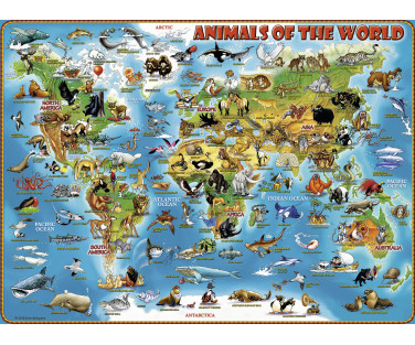 Ravensburger Puzzle 300 pc Animals of the World