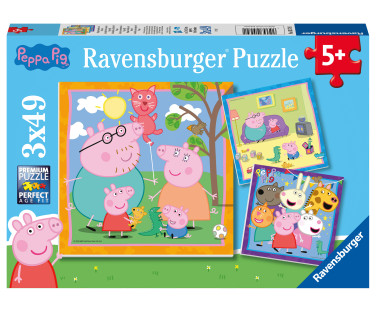 Ravensburger Puzzle 3x49 pc Peppa Pig