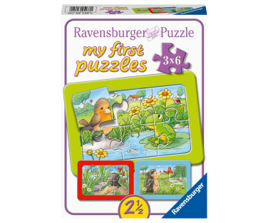 Ravensburger minu esimene pusle 3x6 tk Uued sõbrad