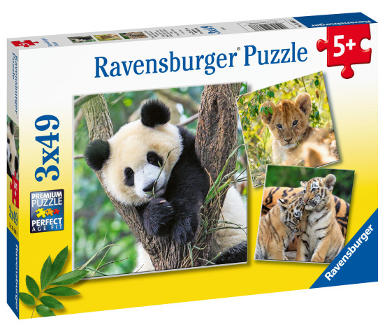 Ravensburger Puzzle 3x49 pc Wild Nature