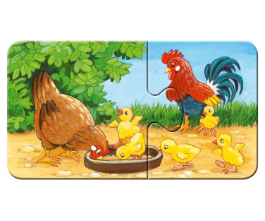 Ravensburger minu esimene pusle 9x2 tk Taluloomad