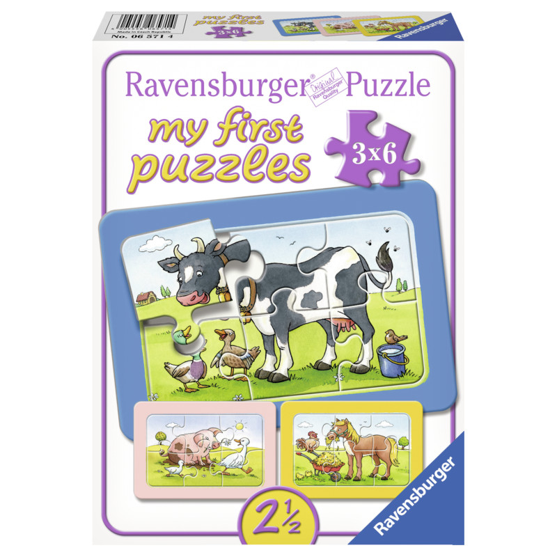 Ravensburger minu esimene pusle 3x6 tk Sõbrad