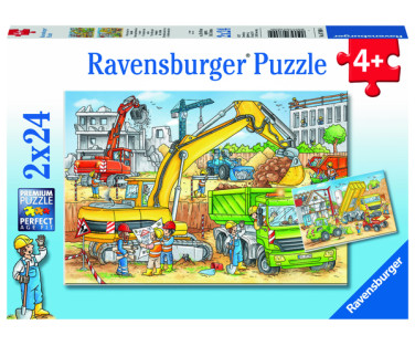 Ravensburger pusle 2x24 tk Ehitus