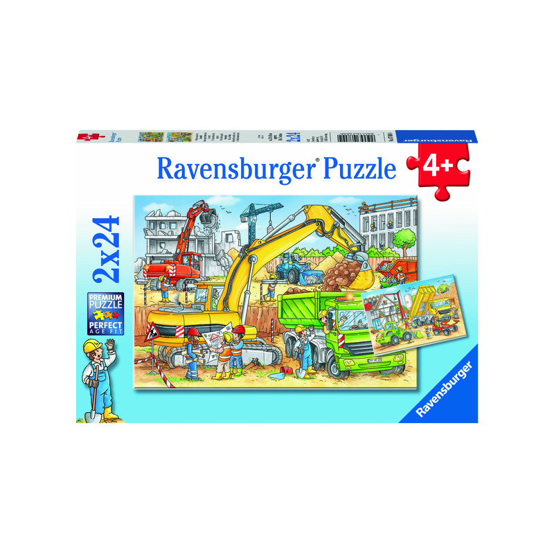 Ravensburger pusle 2x24 tk Ehitus