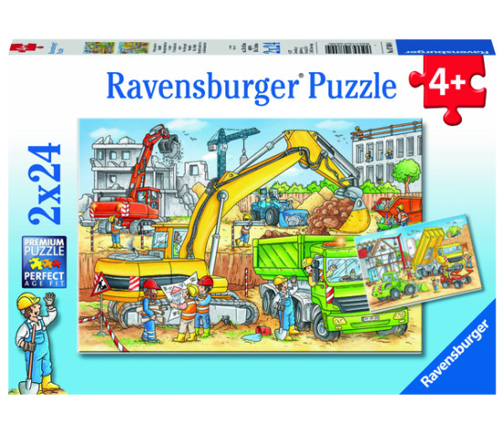 Ravensburger pusle 2x24 tk Ehitus