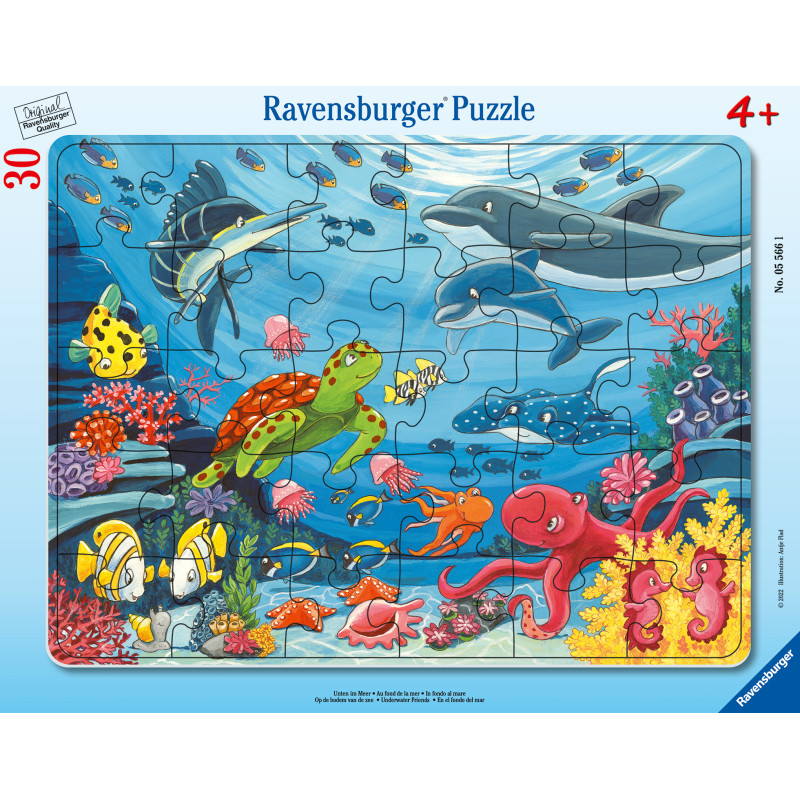 Ravensburger suur plaatpusle 30 tk Vee all