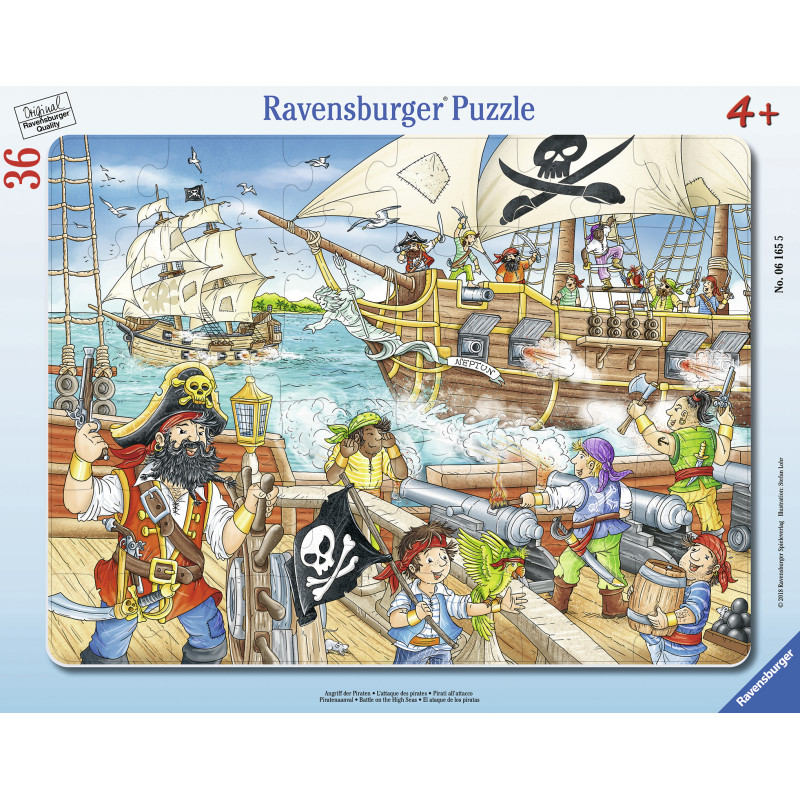 Ravensburger plaatpusle 36 tk Piraadilaev