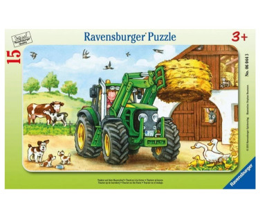 Ravensburger Small Frame Puzzle 15 pc Tractor